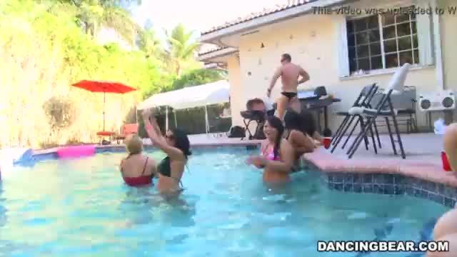 Horny pool party part 1