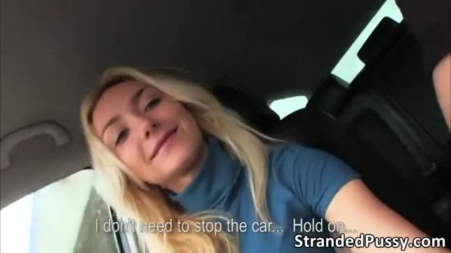 Victoria fucked in the strangers car